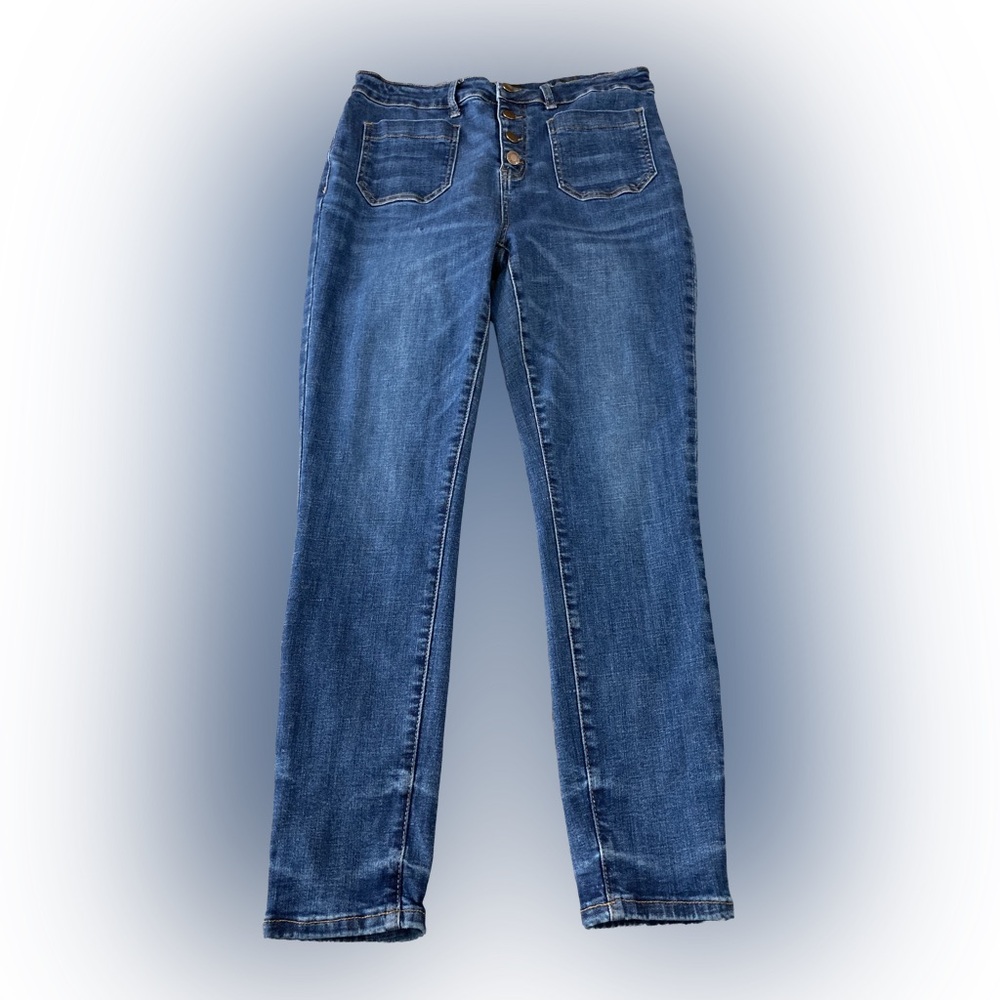 Judy Blue Women's Skinny Jeans - Dark Blue